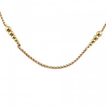 9ct Gold 6.1g 18 inch Unusual Belcher Chain